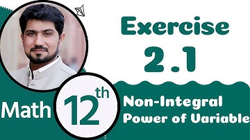 2nd Year Math Ch 2 - Class 12 Maths Chapter 2 exercise 2.1 Question 1 - 12th Class Math Chapter 2