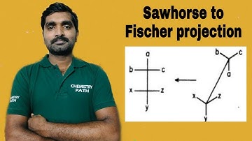 Conversion Sawhorse to Fischer Projection/stereo chemistry/JEE/NEET/Concepts in English