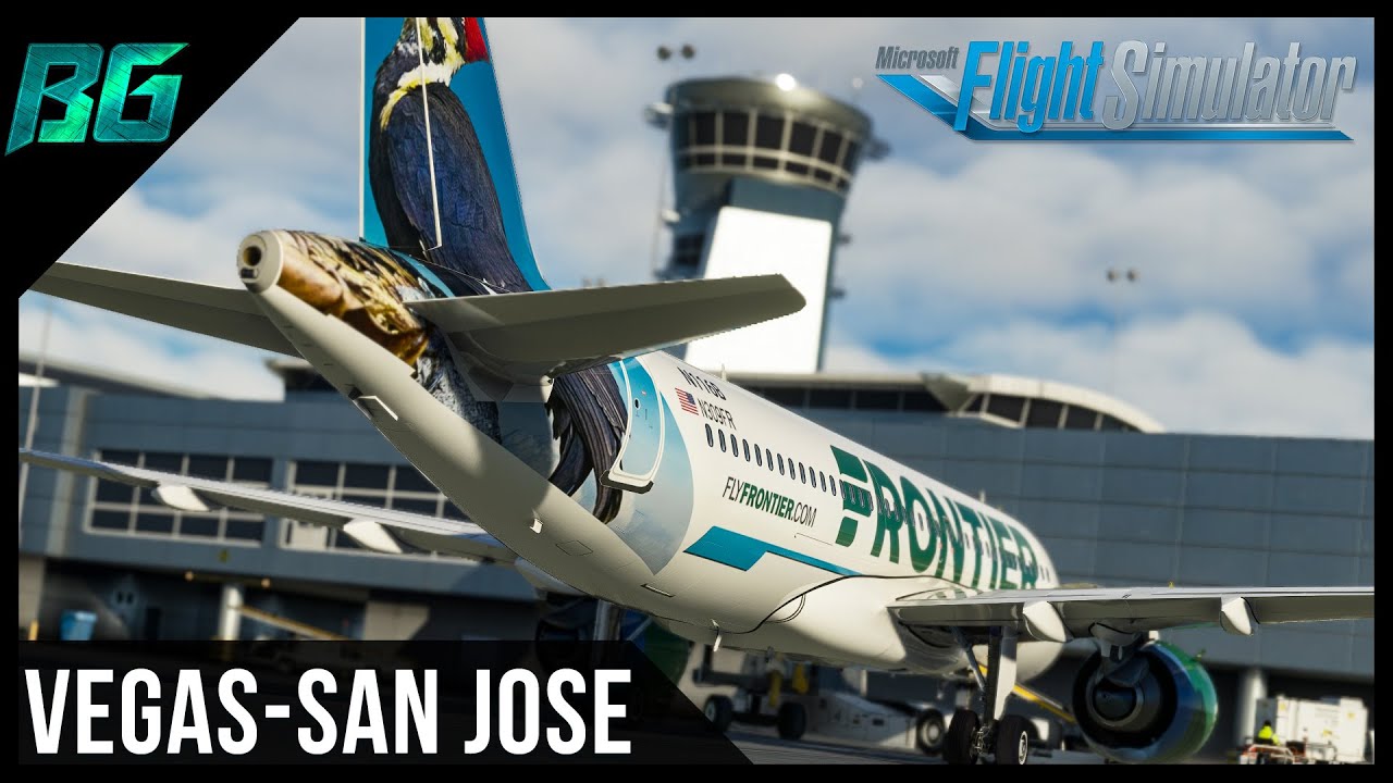 Vegas - San Jose | FBW A32NX | MSFS LIVE (Pilotedge) - YouTube