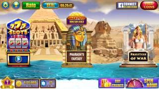 Pharaohs Slots - Pharaoh 's Fantasy 🎰 Android Gameplay Vegas Casino Slot Jackpot Big Mega Wins Spin screenshot 5