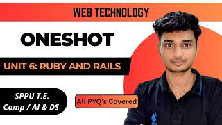 WT | Unit 6 | Ruby and Rails | SPPU T.E. Comp / AI & DS | ONESHOT