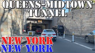 Queens-Midtown Tunnel - Midtown Manhattan to Queens - New York - 4K Infrastructure Drive