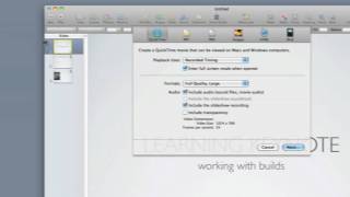 Learn Keynote - How to Record a Voice Over and Export for the web