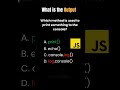 Drop your answer in the comments .  #javascript #problemsolving #shorts #shortsfeed