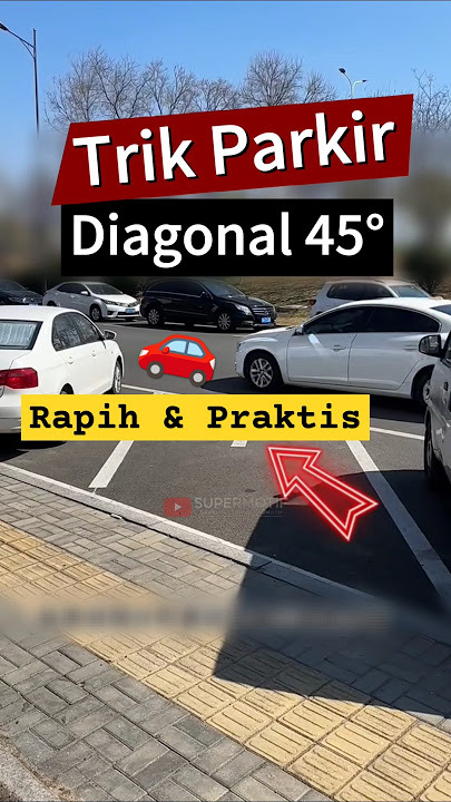Easy & Practical 45° Diagonal Angled Parking Tricks for Beginners #drivingtips #learningtodrive #...