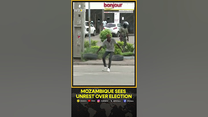 Ruling Party's Victory In Mozambique's Disputed Election Sparks Protests