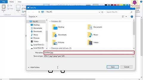 Saving an Image | Computer Training | Periwinkle