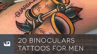 20 Binoculars Tattoos For Men