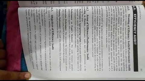 Performance audit unit 4