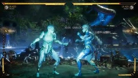 MK11 custom Frost: bomb/DD3 plus trap
