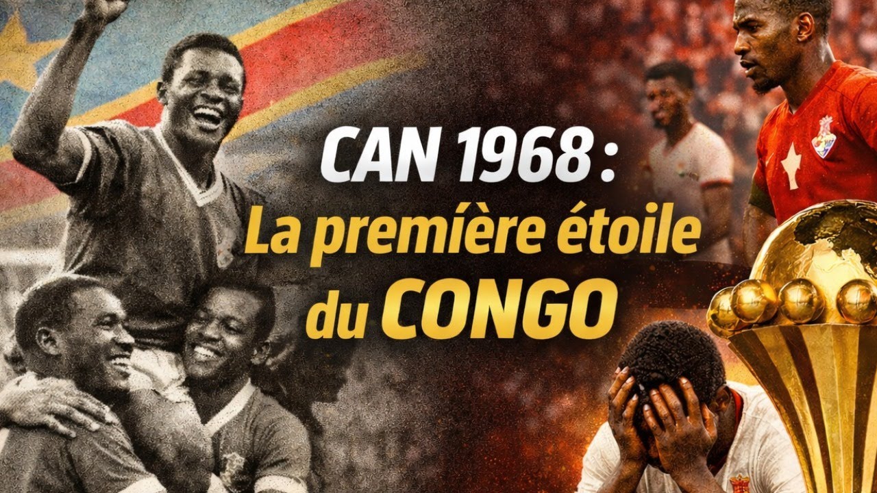 La vraie histoire derrière le premier sacre des Léopards à la CAN 1968 🇨🇩🏆