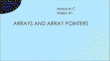 Arrays in C (Arrays in C - Video #1)