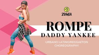 ROMPE Daddy Yankee Zumba | Urbano Latino Reggaeton Choreography | Workout to lose weight fast