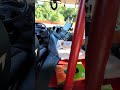 Inside a firetruck