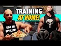 A DAY IN MY LIFE VLOG! How I Train At Home + Full Day Of Eating | Video Behind The Scenes!