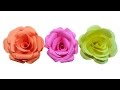 How to make paper Rose Flower (very easy) - HD