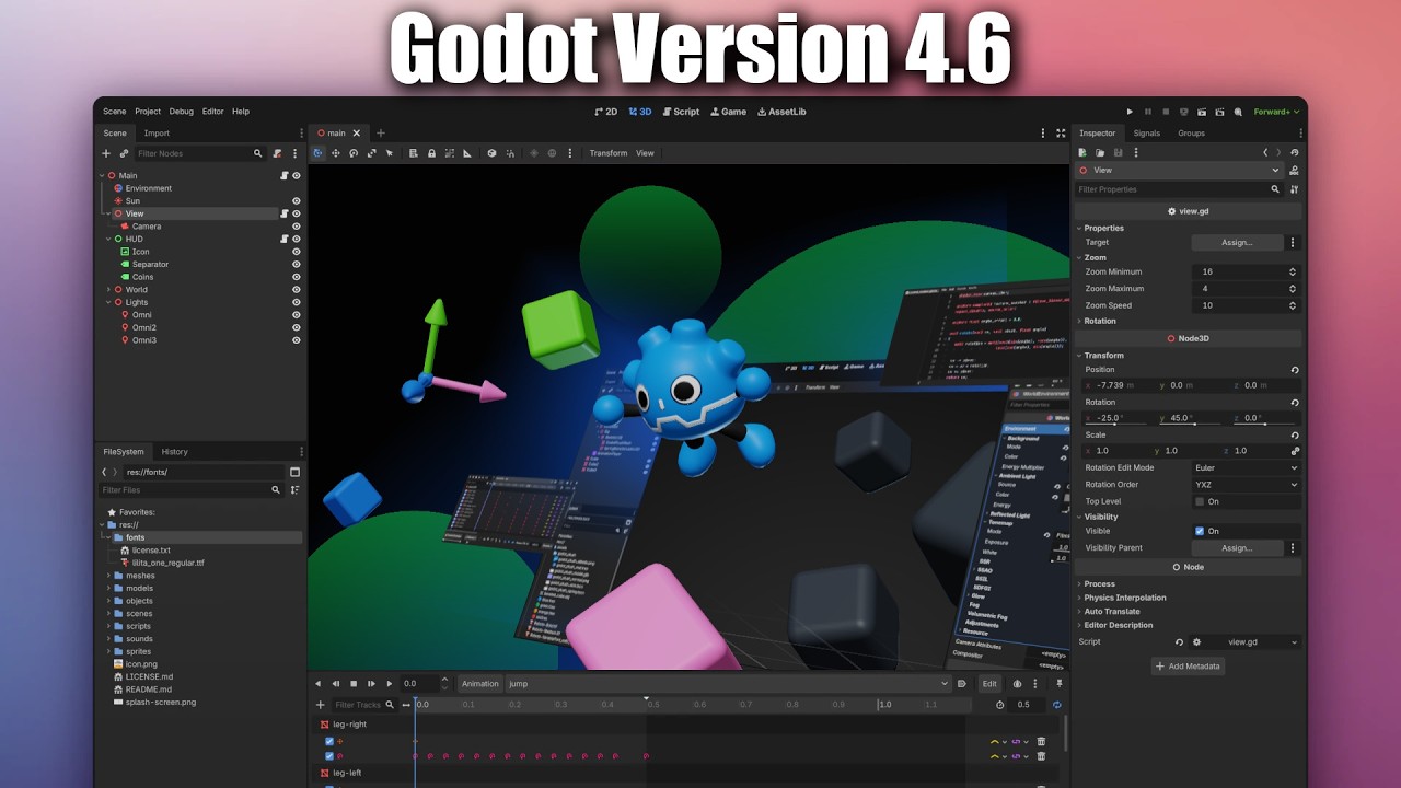 Godot версии 4.6 — уже доступен!