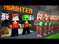 JJ and Mikey Opened a HAUNTED House in Minecraft ! (Maizen)