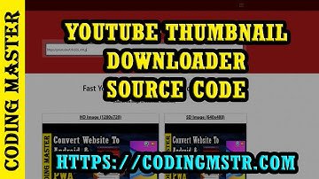 YouTube Thumbnail Downloader with Progressive Web App Source Code