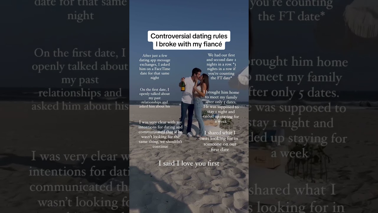 dating rules won’t matter with the right person 