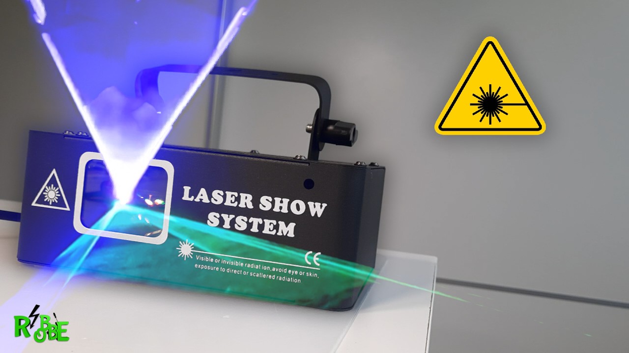 500mW LASER SHOW SYSTEM TESTEN!