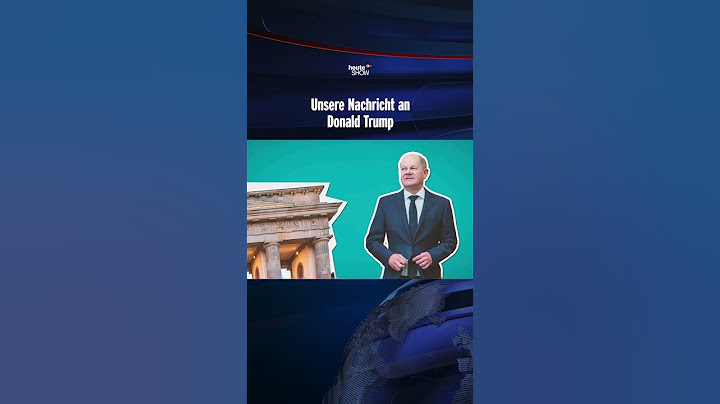 Unsere Nachricht an Donald Trump | heute-show #shorts