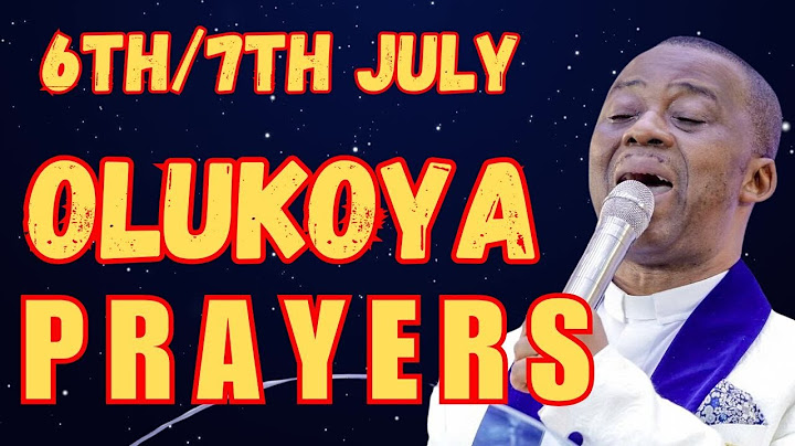 7TH JULY, 2025 - ALL NIGHT BREAKTHROUGH MFM MIDNIGHT OLUKOYA PRAYERS FOR DELIVERANCE #mfm