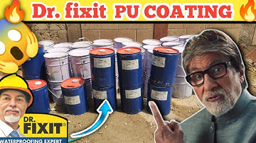 DR.FIXIT PU COATING WATERPROOFING #construction #roof #drfixit #best #shorts #viral