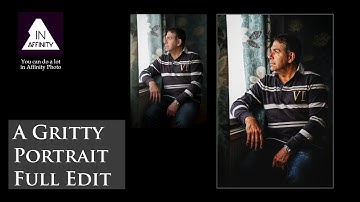 A Gritty Portrait Full Edit with Affinity Photo