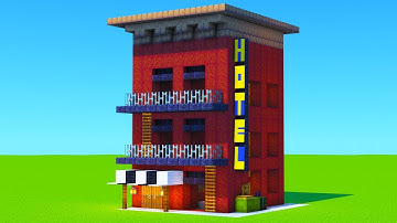 Minecraft Tutorial: How To Make a City Hotel