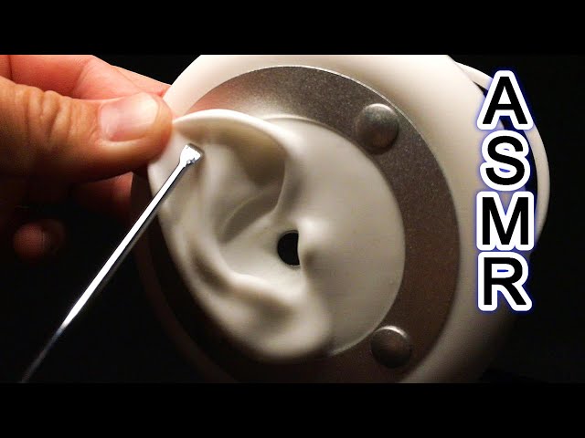 【ASMR】耳の周りをステンレス耳かきで耳掃除マッサージして眠らせる40分　耳介責め　귓바퀴 청소 　 Earflap Cleaning(No Talking）