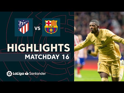 Resumen de Atlético de Madrid vs FC Barcelona (0-1)