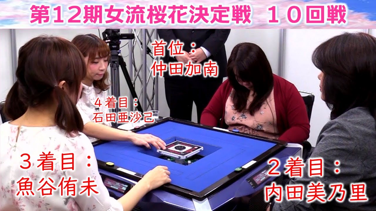 【麻雀】第12期女流桜花決定戦10回戦