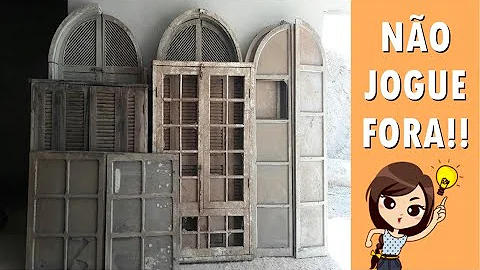 O que fazer com vidros de janelas velhas?