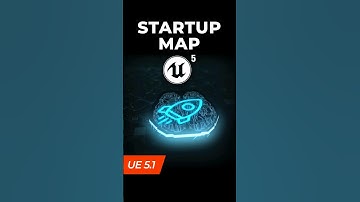 Startup Map in Unreal Engine 5.1 #shorts