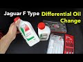 DIY: Differential Oil Change and Preventative Maintenance on a Jaguar F Type!