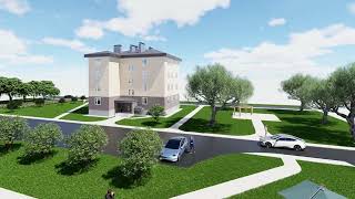 Визуализация 4 этажного дома в ArchiCAD + d5 render
