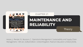 Chapter 17. Maintenance and Reliability