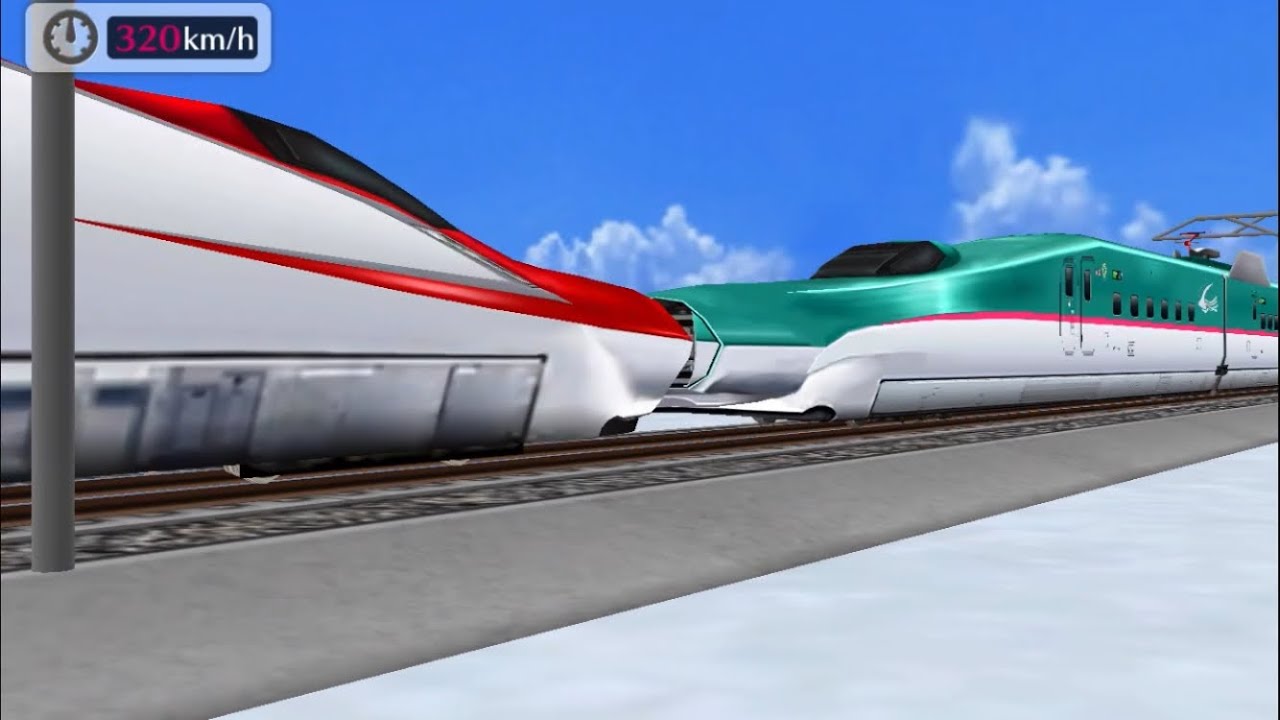 鉄道パークZ 新幹線E6系こまち・E5系はやぶさ併結