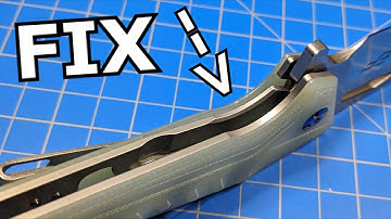 How to Fix a Liner Lock with Blade Play