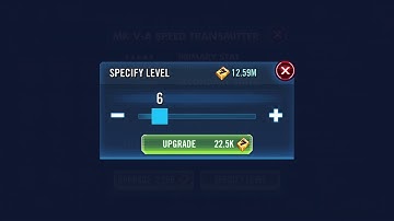 Levelling up a MK V-A Speed Transmitter....speed secondary hunt