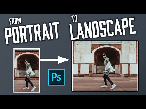 Video: How To Make A Horizontal Photo Vertical