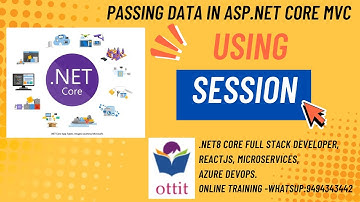 Asp.Net MVC Core Tutorial | Passing Data in Asp.Net MVC Core Using Session | Session in Asp.Net Core