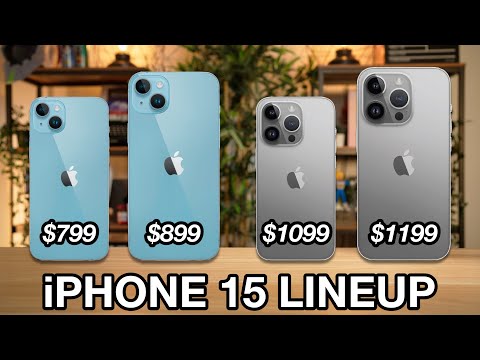 iPhone 15 COMPLETE LINEUP!