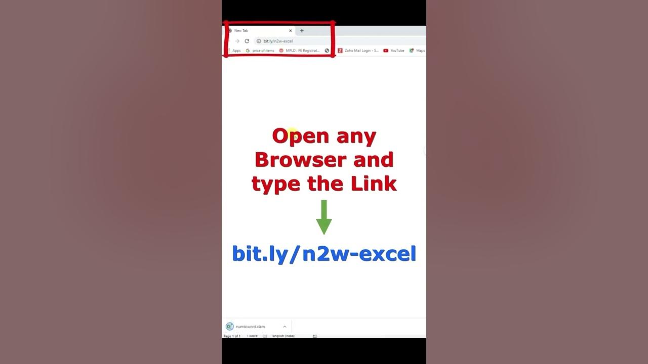 Numbers to word in excel numbers into rupees in words youtube