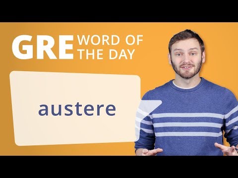 Vidéo: Qu'est-ce que la définition austère ?