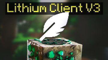BARU!!! Lithium Client V3 (No Lag, Dark UI, No Particle, Dll+) Mcpe 1.18+