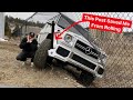 I CRASH My Mercedes G63 AMG THROUGH A METAL FENCE! Drift Goes Wrong...