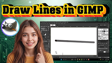 Lijnen tekenen in Gimp | Eenvoudige technieken (2025)