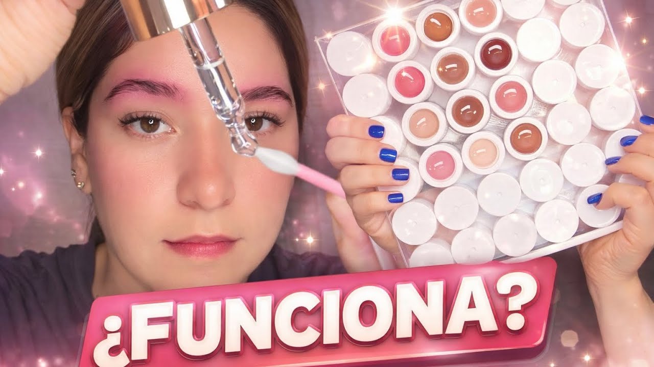 Laminado de Ceja y abriendo Geles de uñas 